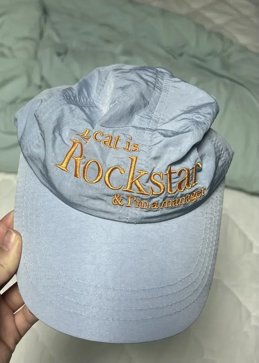 조거쉬 모자 Rockstar cat Nylon cap(sky blue)